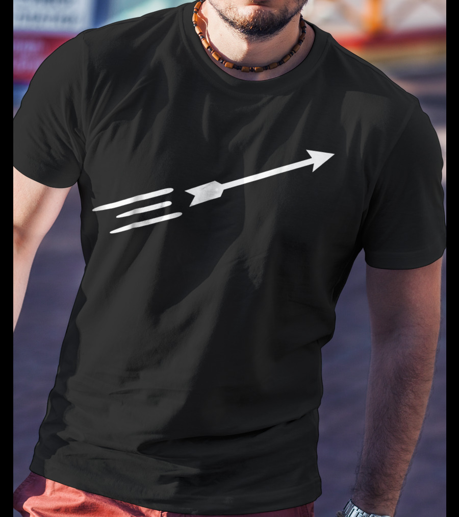 Archery Arrow With Swift Motion Streaks T-Shirt