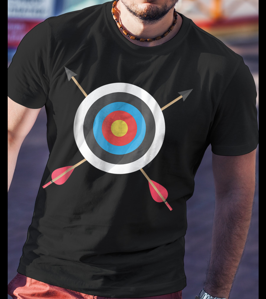 Archery Target With Crossed Arrows T-Shirt