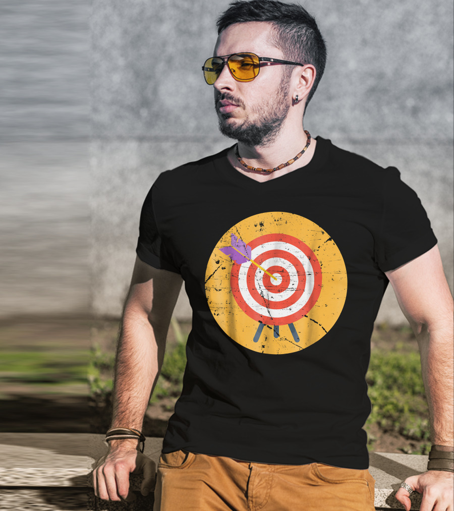 Archery Target Sport Arrows Bullseye T-Shirt