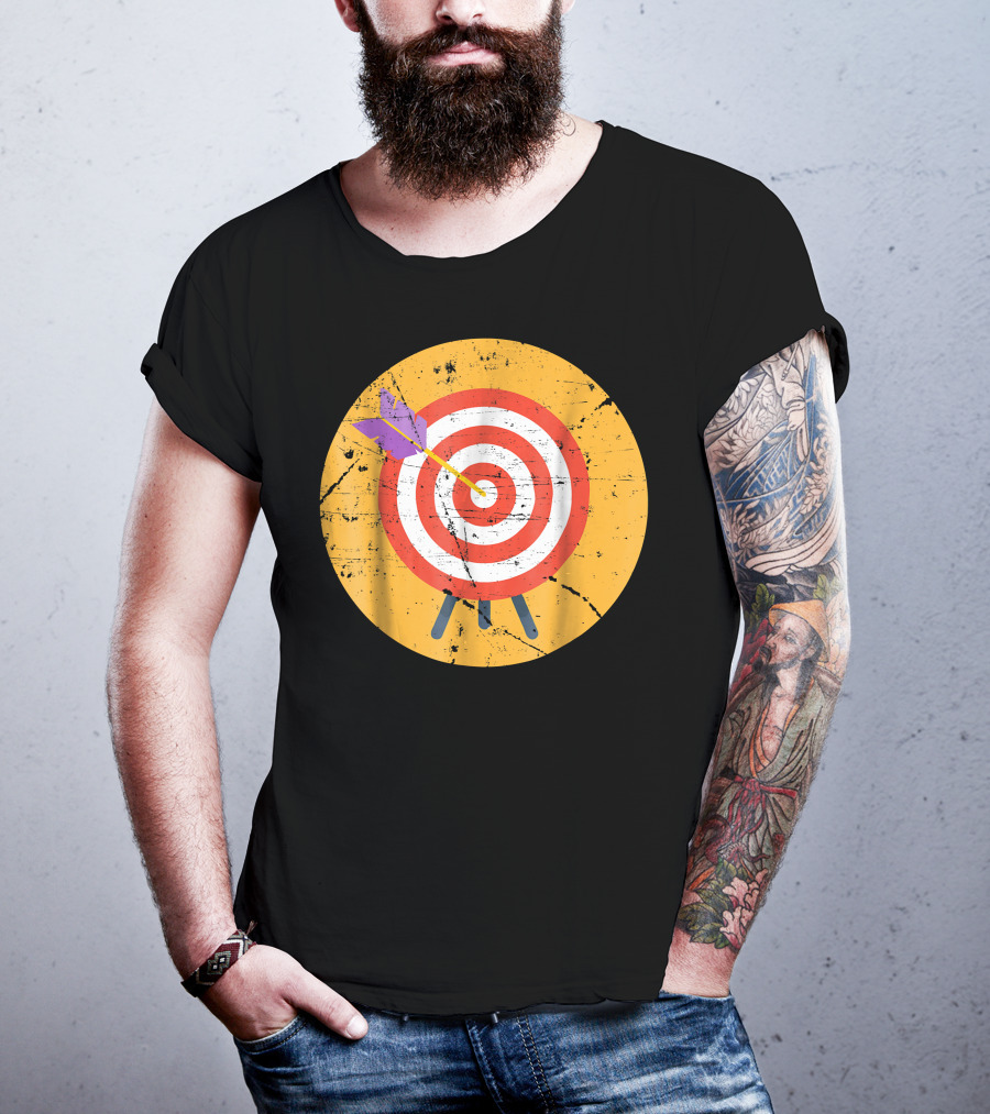 Archery Target Sport Arrows Bullseye T-Shirt
