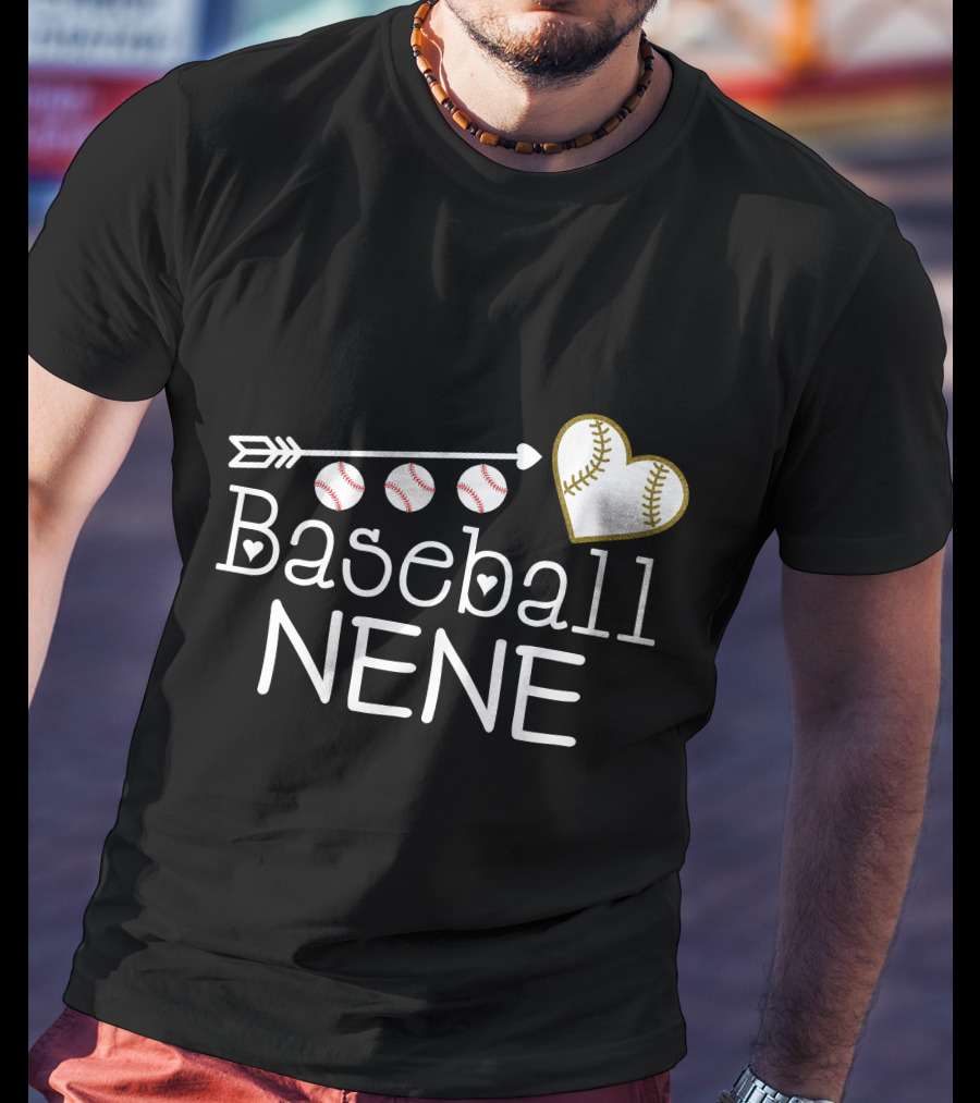 Baseball Nene Arrow Heart Balls T-Shirt