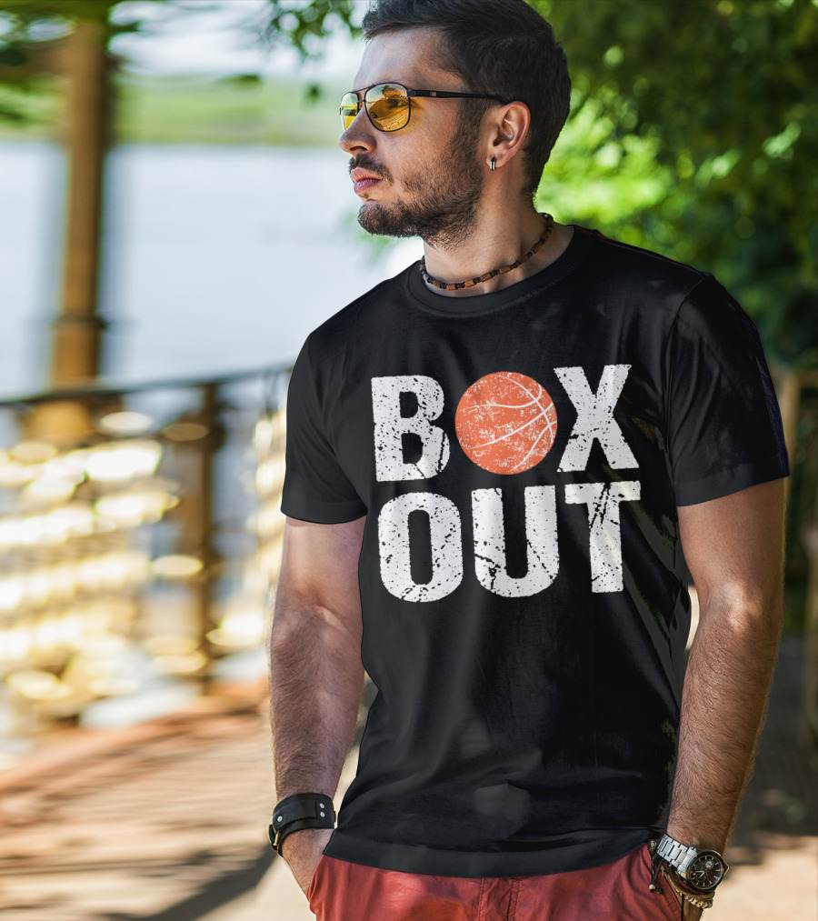 Box Out Basketball Coach Say T-Shirt
