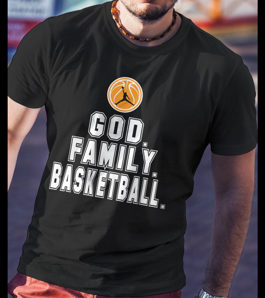 God Family Basketball Logo Iconic Trio T-Shirt