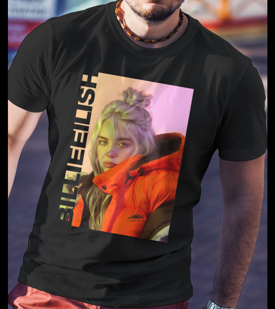 Billie Eilish Penfield Jacket Bold Typography T-Shirt