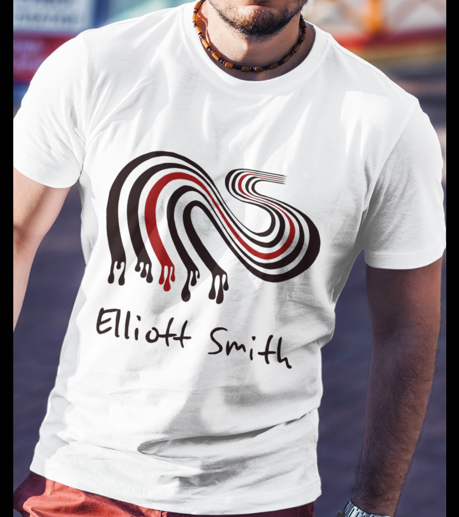 Elliott Smith Dripping Figure 8 Revised T-Shirt