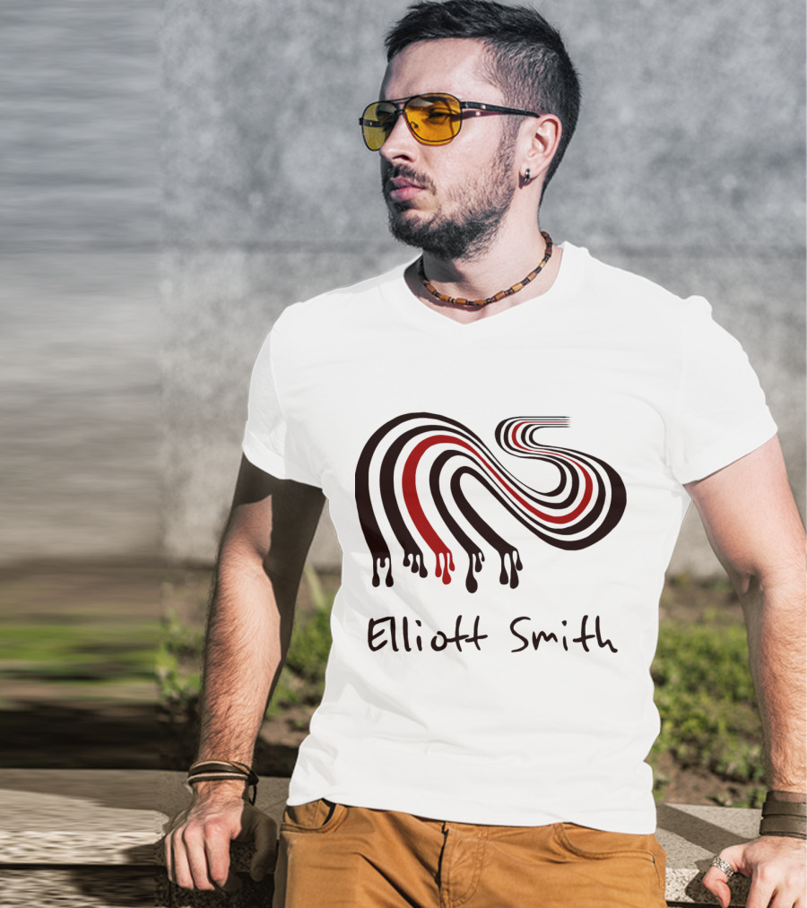 Elliott Smith Dripping Figure 8 Revised T-Shirt