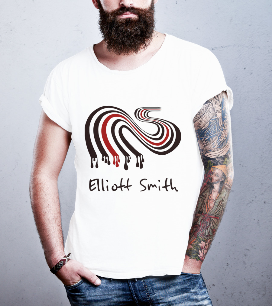 Elliott Smith Dripping Figure 8 Revised T-Shirt