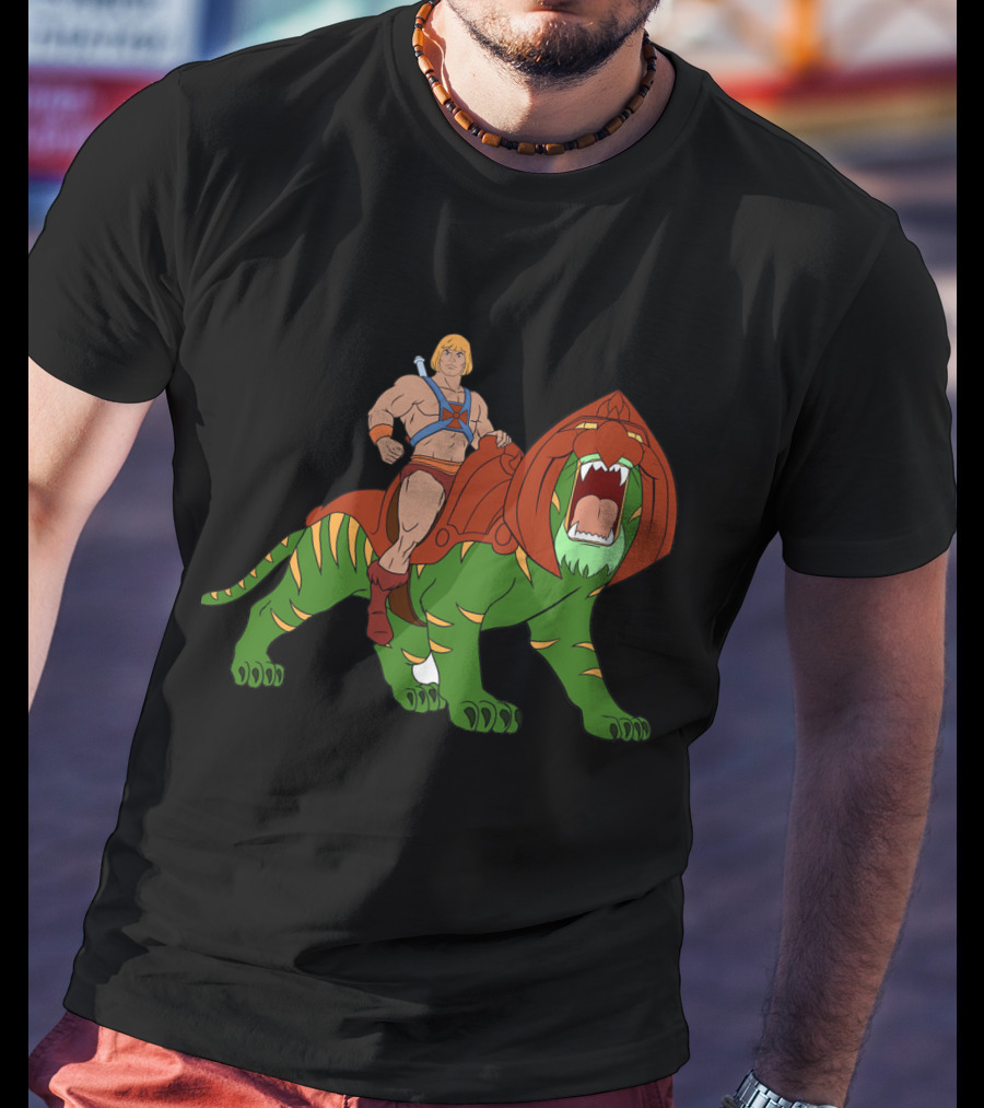 He-Man And BattleCat Classic Filmation T-Shirt