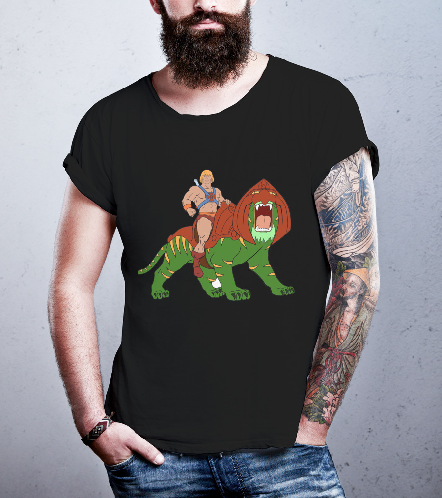 He-Man And BattleCat Classic Filmation T-Shirt