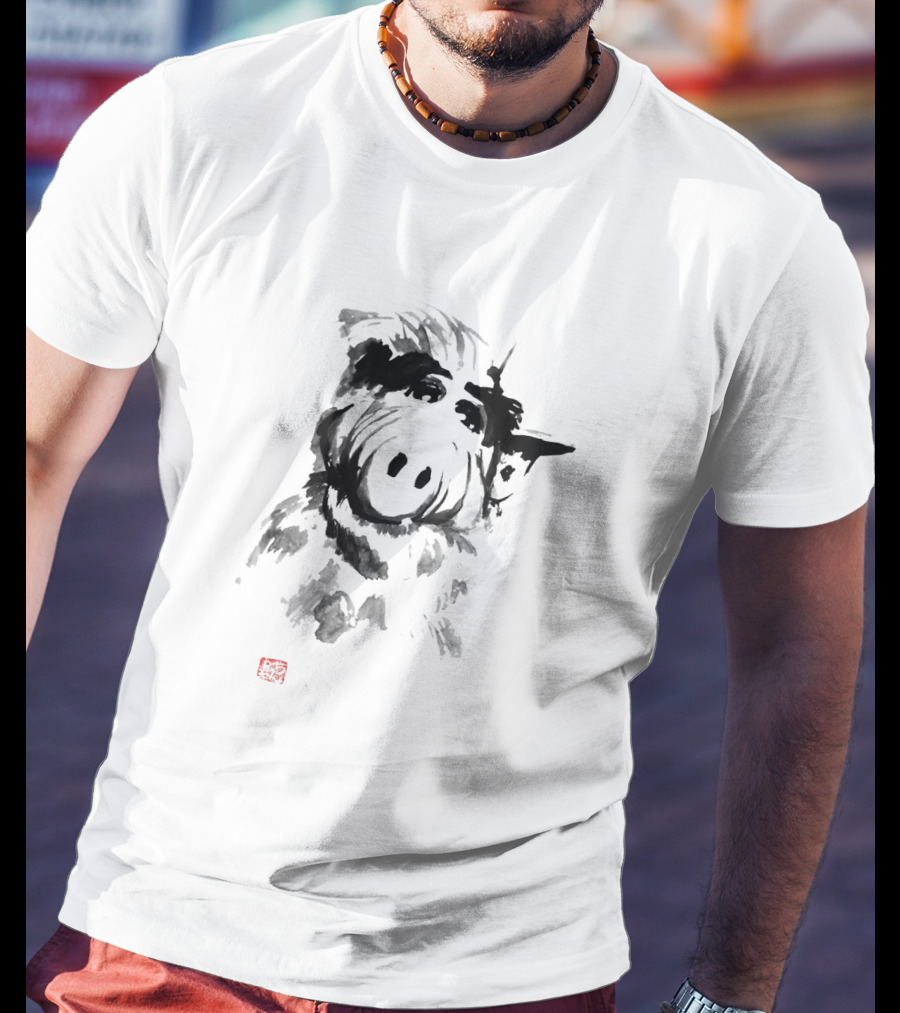 Alf Ink Brush T-Shirt