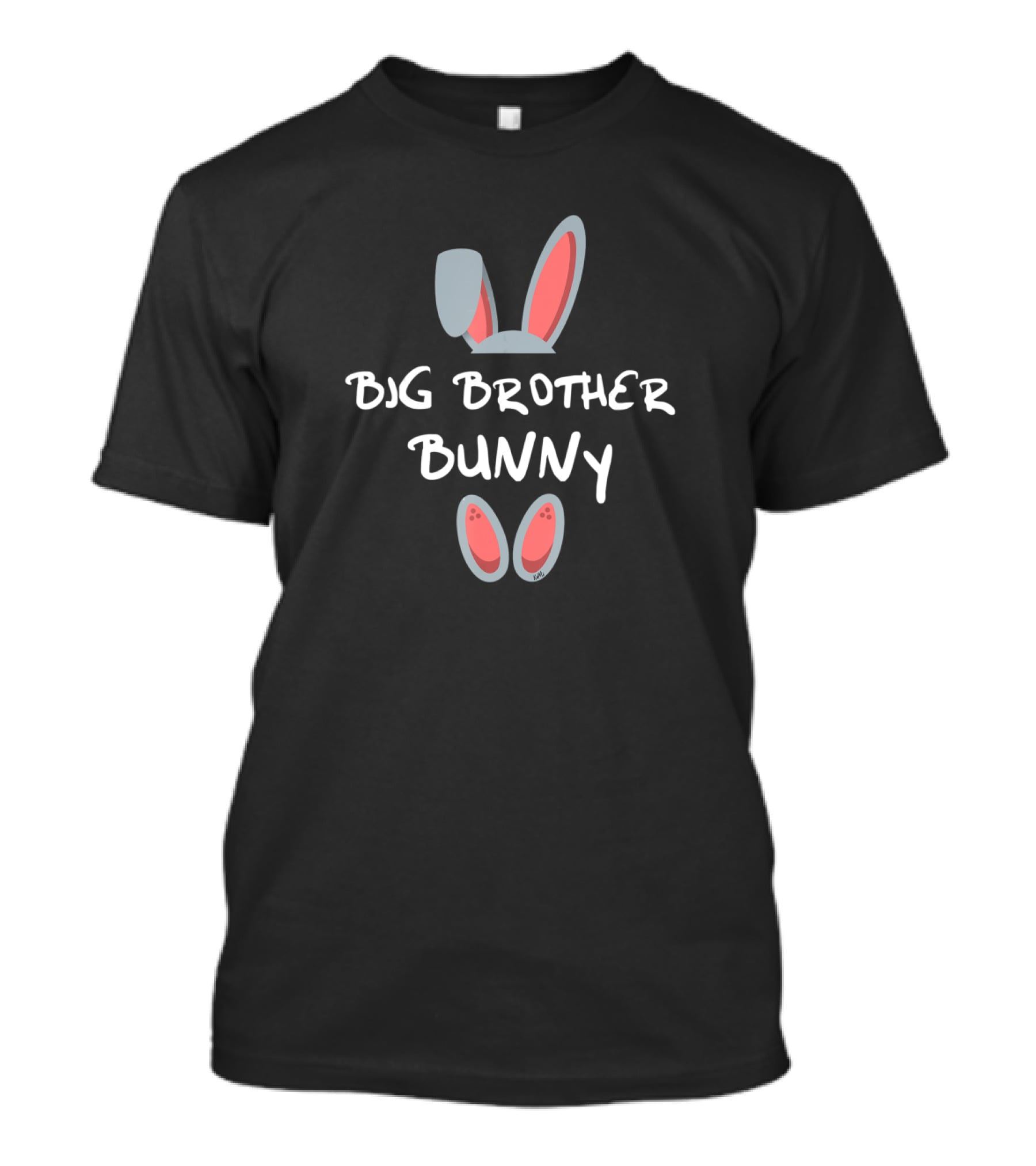 Big Brother Bunny Easter Matching Family Easter Ears And Paws T-Shirt