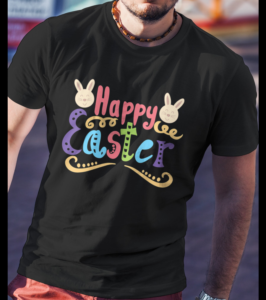 Happy Easter Bunny Christian Egg Hunt T-Shirt
