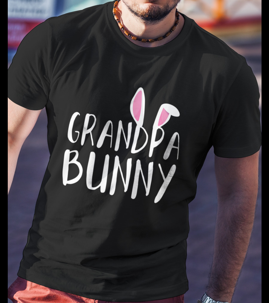 Grandpa Bunny Easter Family Paps T-Shirt