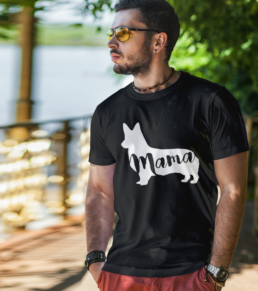 Corgi Dog Mama T-Shirt