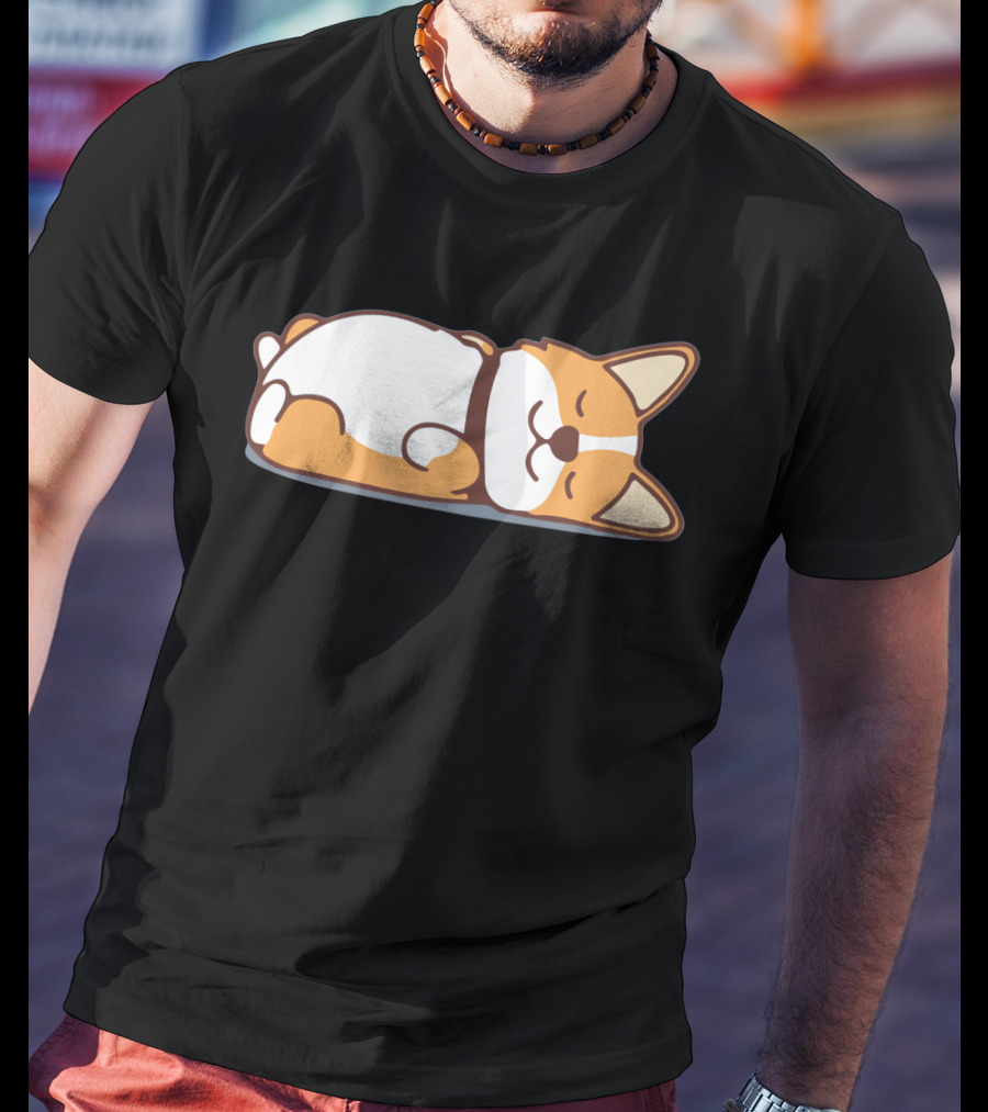 Lazy Corgi Not Today Cute Dog T-Shirt