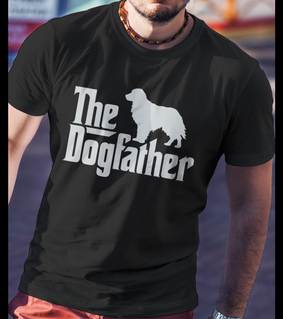 The Dogfather Golden Retriever Dog Mafia T-Shirt