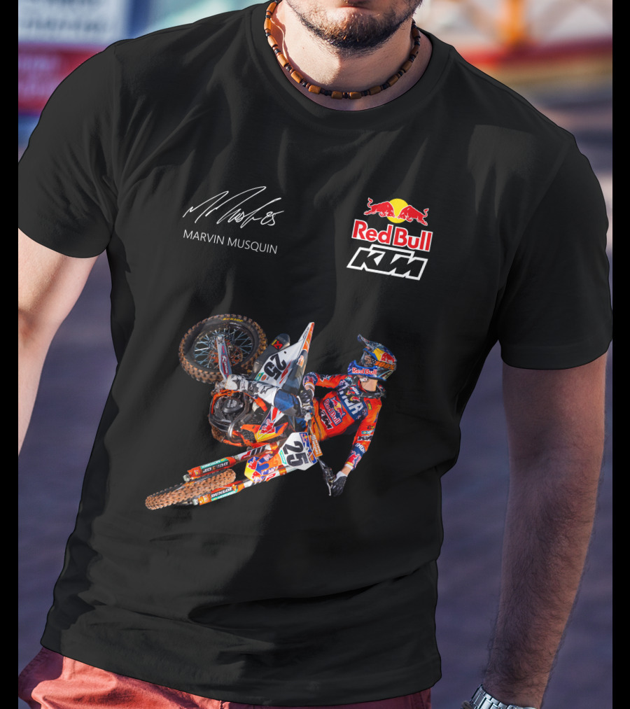 Marvin Musquin Red Bull KTM Racing Action Signature T-Shirt