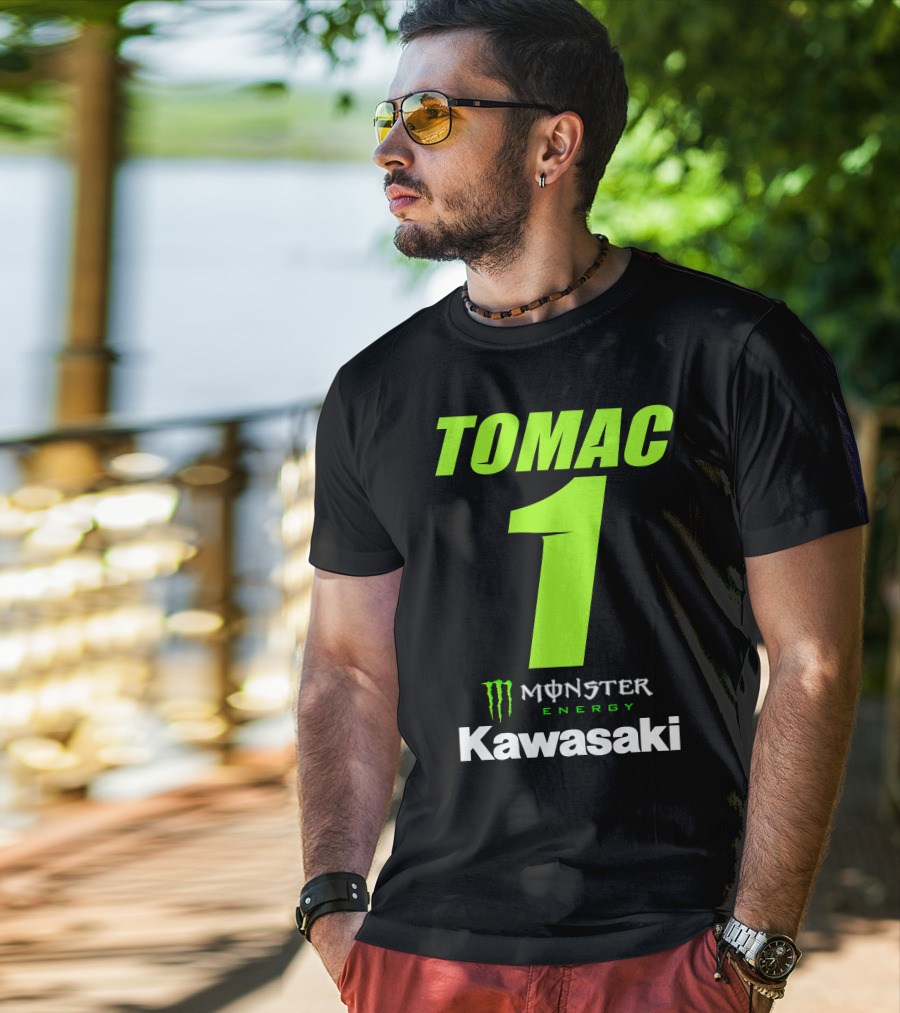 Tomac 1 Monster Energy Kawasaki T-Shirt
