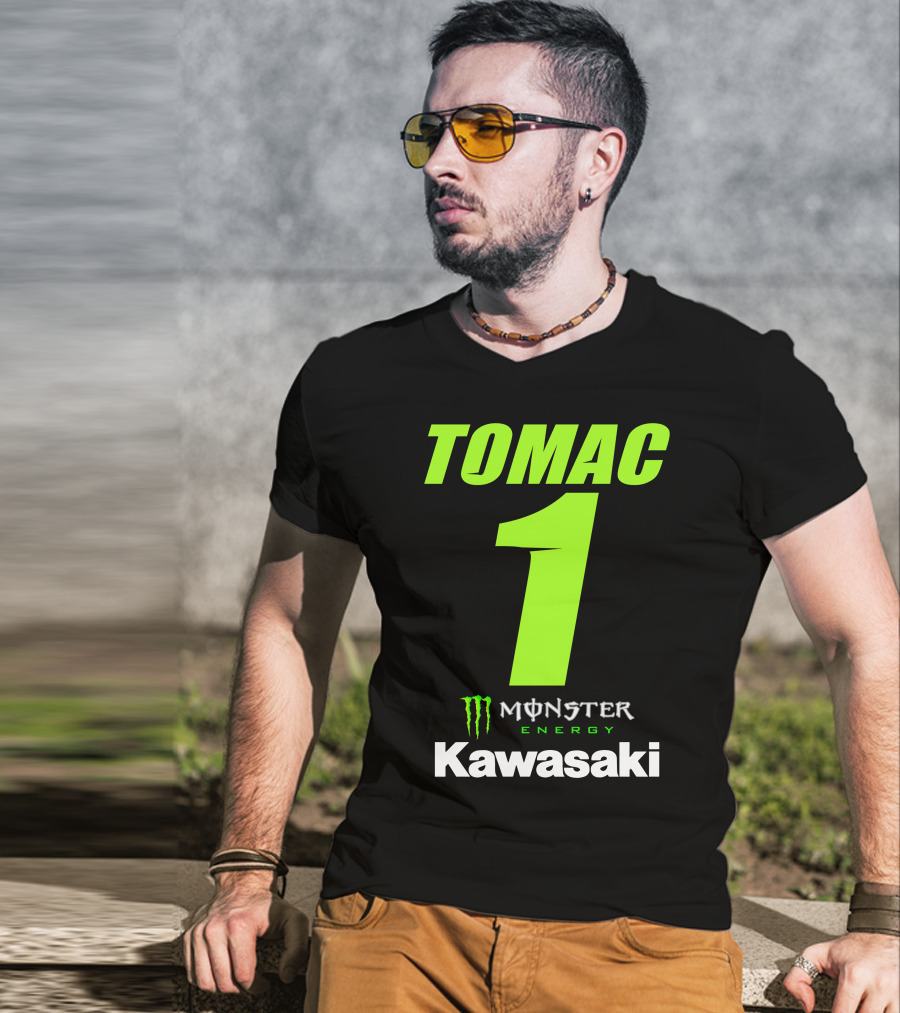 Tomac 1 Monster Energy Kawasaki T-Shirt