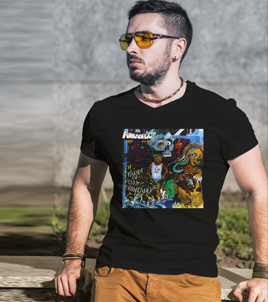 Funkadelic Tales Of Kidd Funkadelic Vibrant Psychedelic T-Shirt