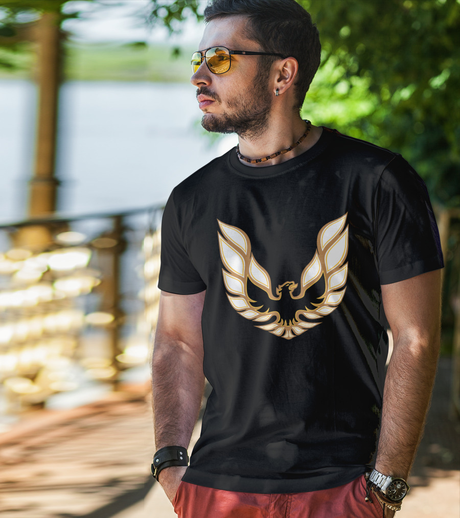 Pontiac Firebird Iconic Gold Phoenix T-Shirt