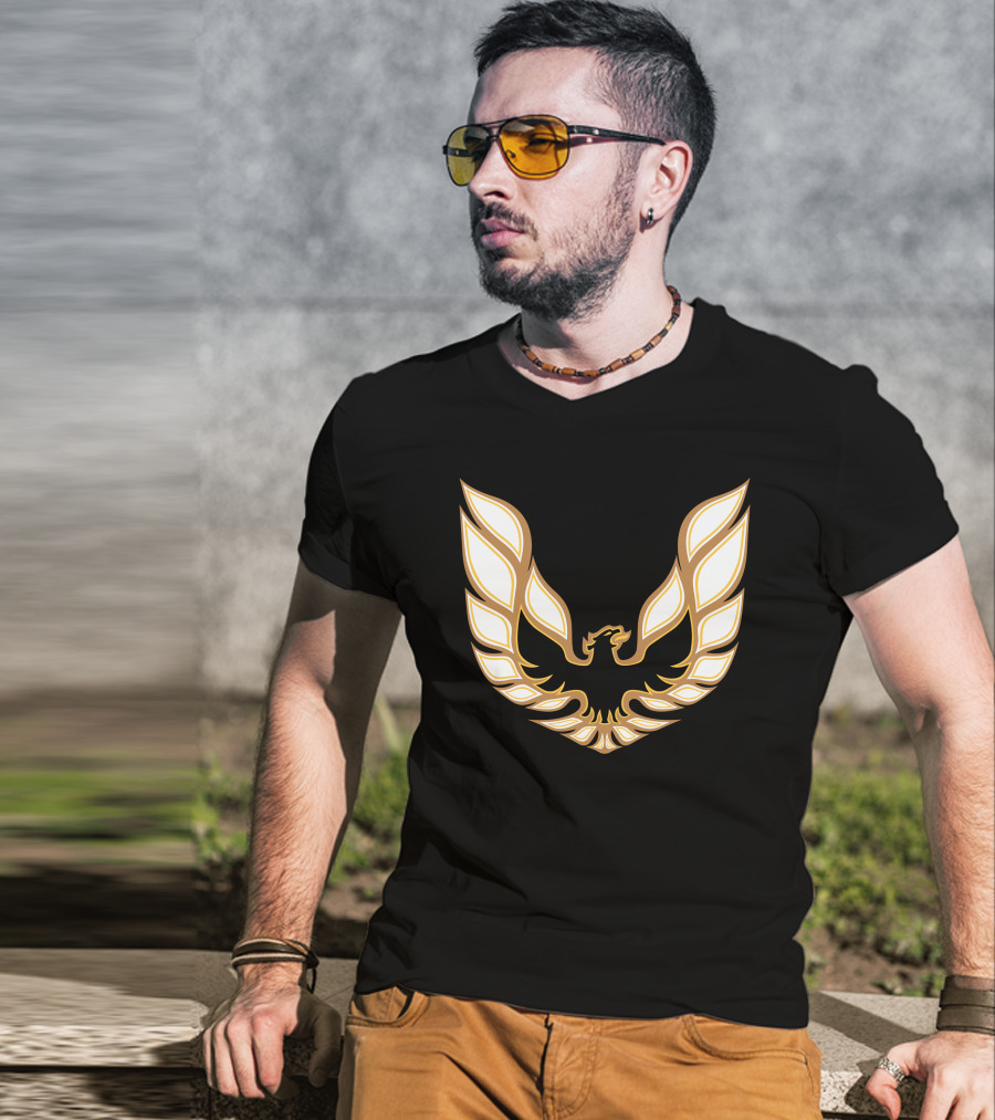 Pontiac Firebird Iconic Gold Phoenix T-Shirt