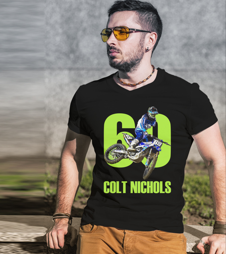 Colt Nichols 60 Motocross Rider Action T-Shirt