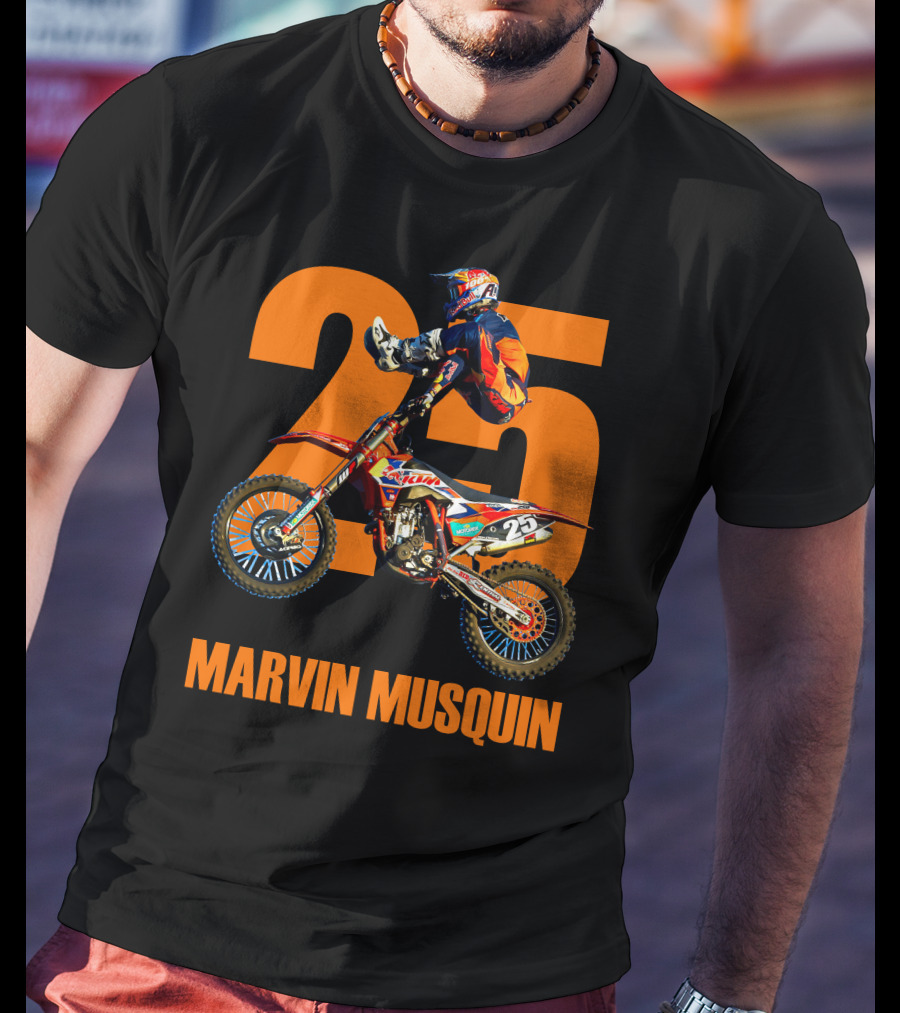Marvin Musquin 25 KTM Motocross Stunt T-Shirt
