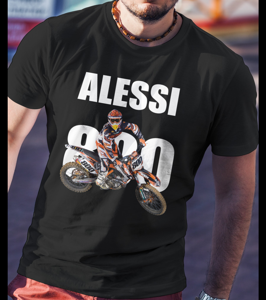 Alessi 800 Motocross Rider Racing Gear T-Shirt