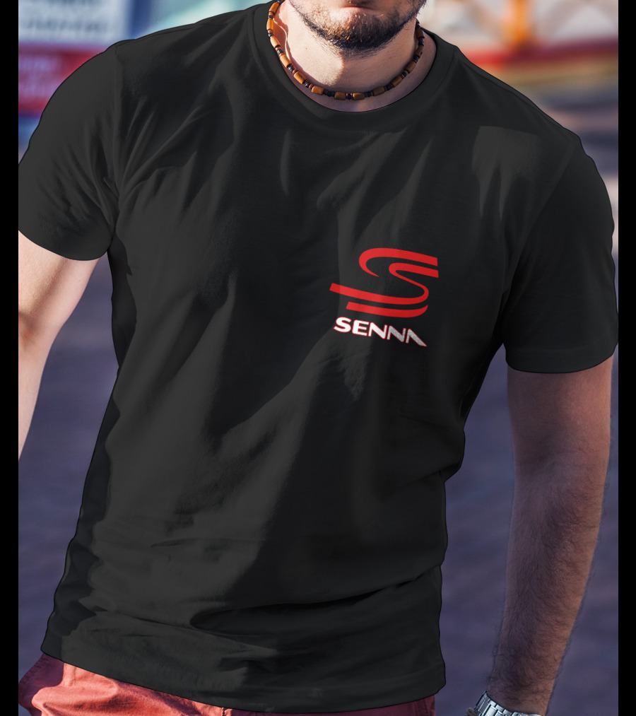 Thank You Ayrton Senna Da Silva Iconic Red S Logo Senna T-Shirt