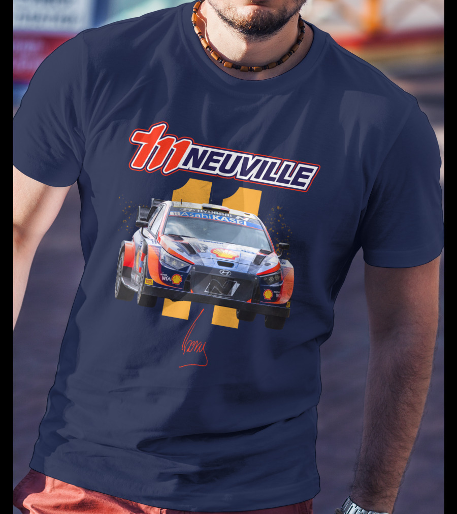 Thierry Neuville Hyundai I20 N Rally1 Asahi Kasei Shell Racing 11 T-Shirt