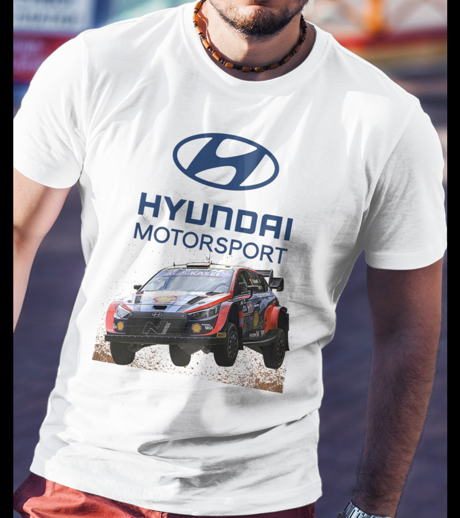Hyundai Motorsport Neuville Rally Car Team T-Shirt