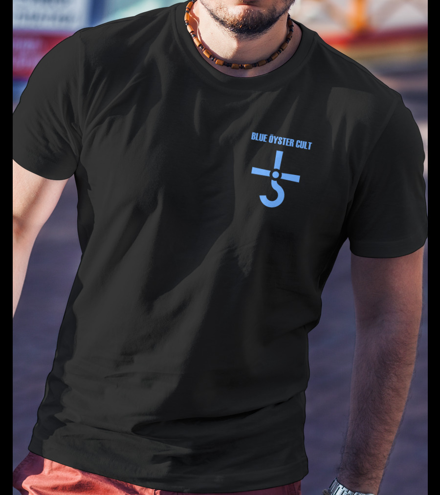 Blue Öyster Cult Hook And Cross Symbol 22 T-Shirt