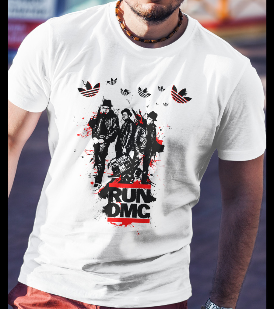 Run DMC Hip-Hop Legends With Symbols T-Shirt