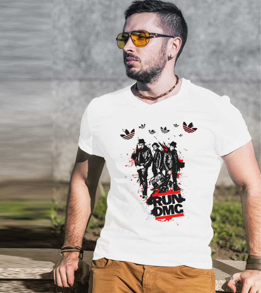 Run DMC Hip-Hop Legends With Symbols T-Shirt