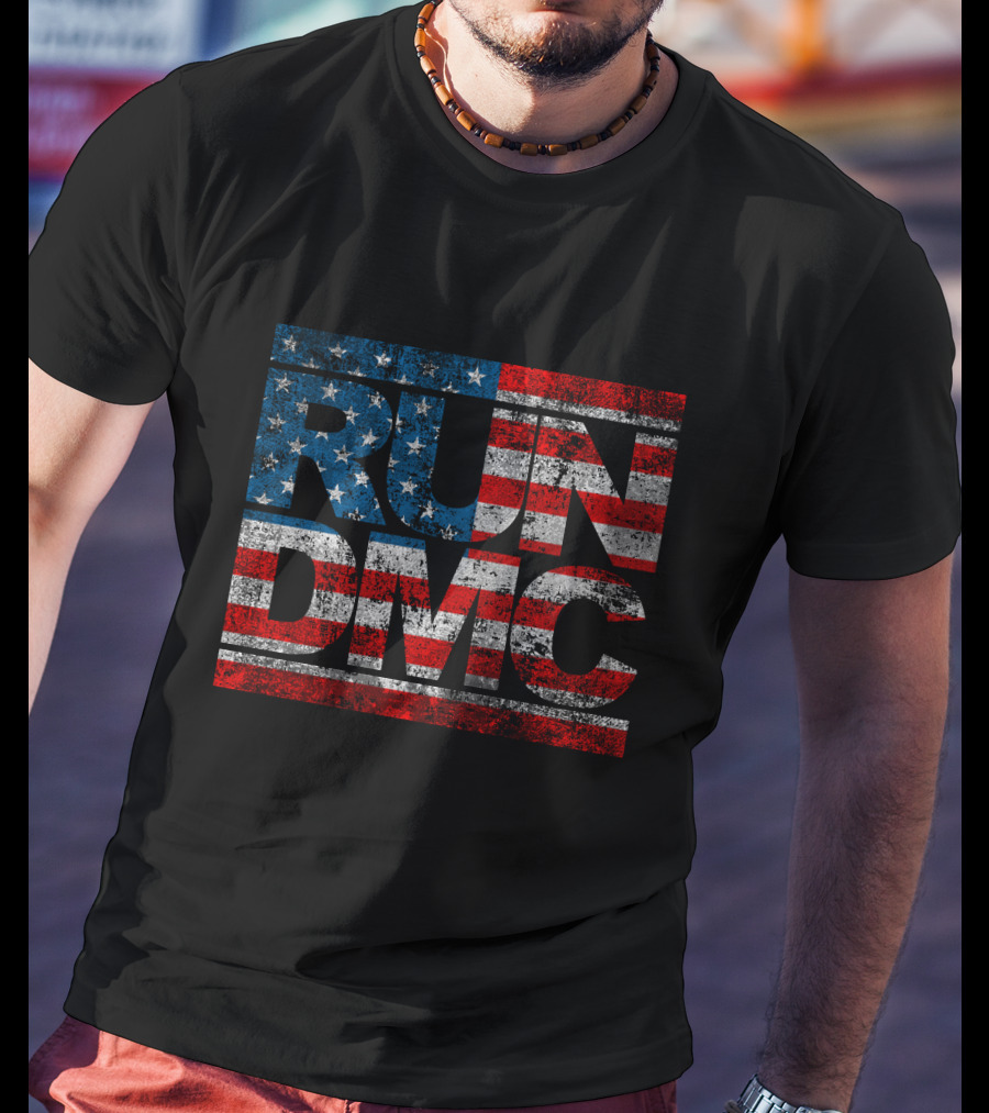 RUN DMC American Flag Style 63 T-Shirt