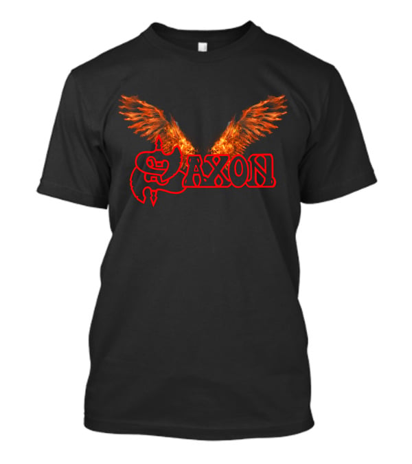SAXON Flaming Wings Iconic Band T-Shirt