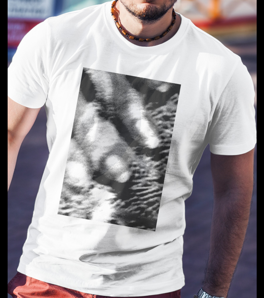 Cocteau Twins 18 Monochrome Abstract Texture T-Shirt