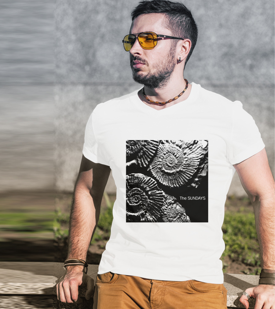 The Sundays Cocteau Twins Ammonite Fossil T-Shirt