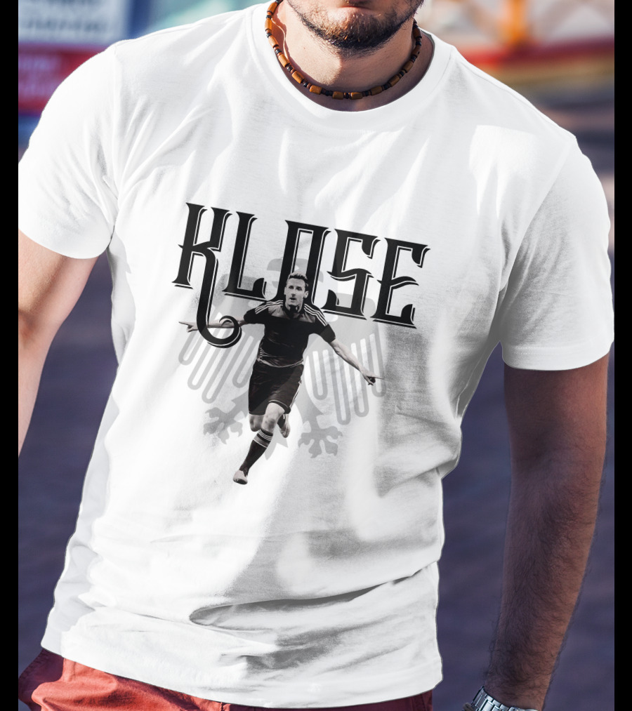 Klose Soccer Celebration Germany Eagle Emblem T-Shirt