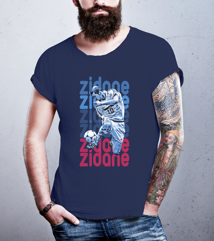 Zidane Zidane Zidane Zidane Football Legend 10 T-Shirt
