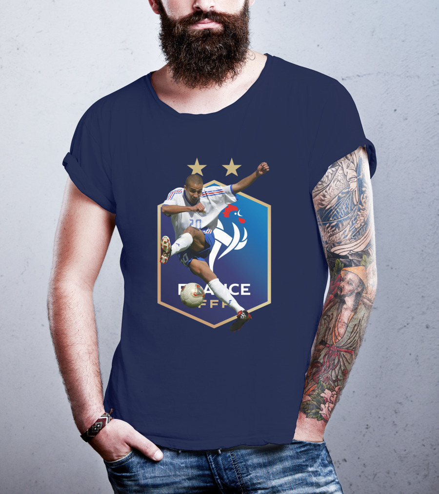 Trezequet France 20 Football Star Iconic Performance FFF T-Shirt