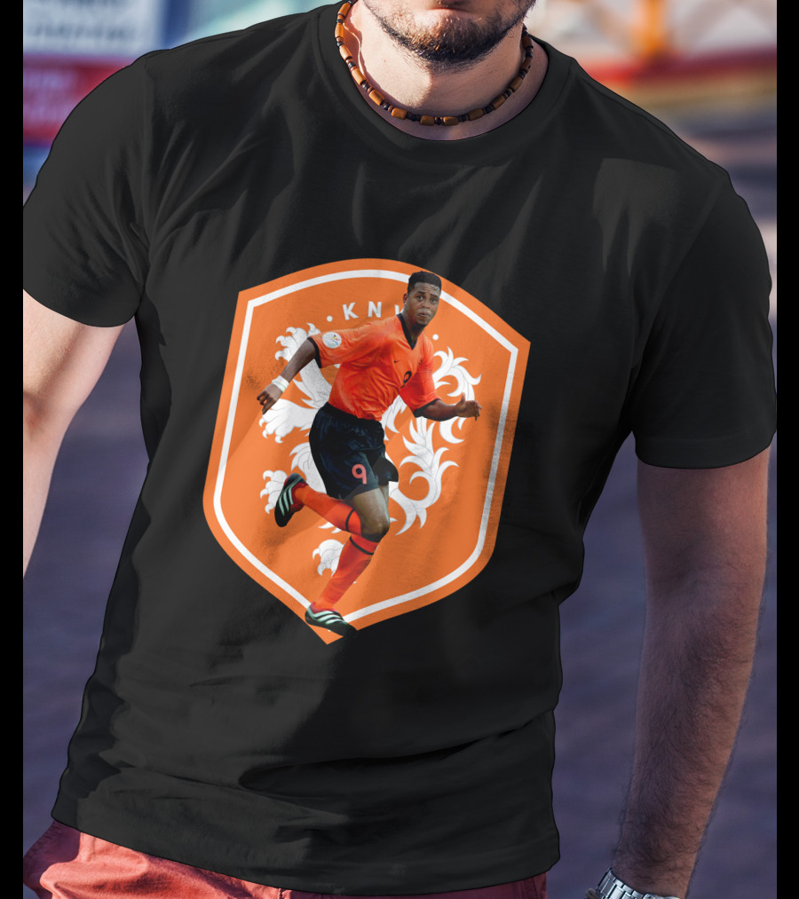 KNVB Oranje Kluivert 9 Football Legend T-Shirt