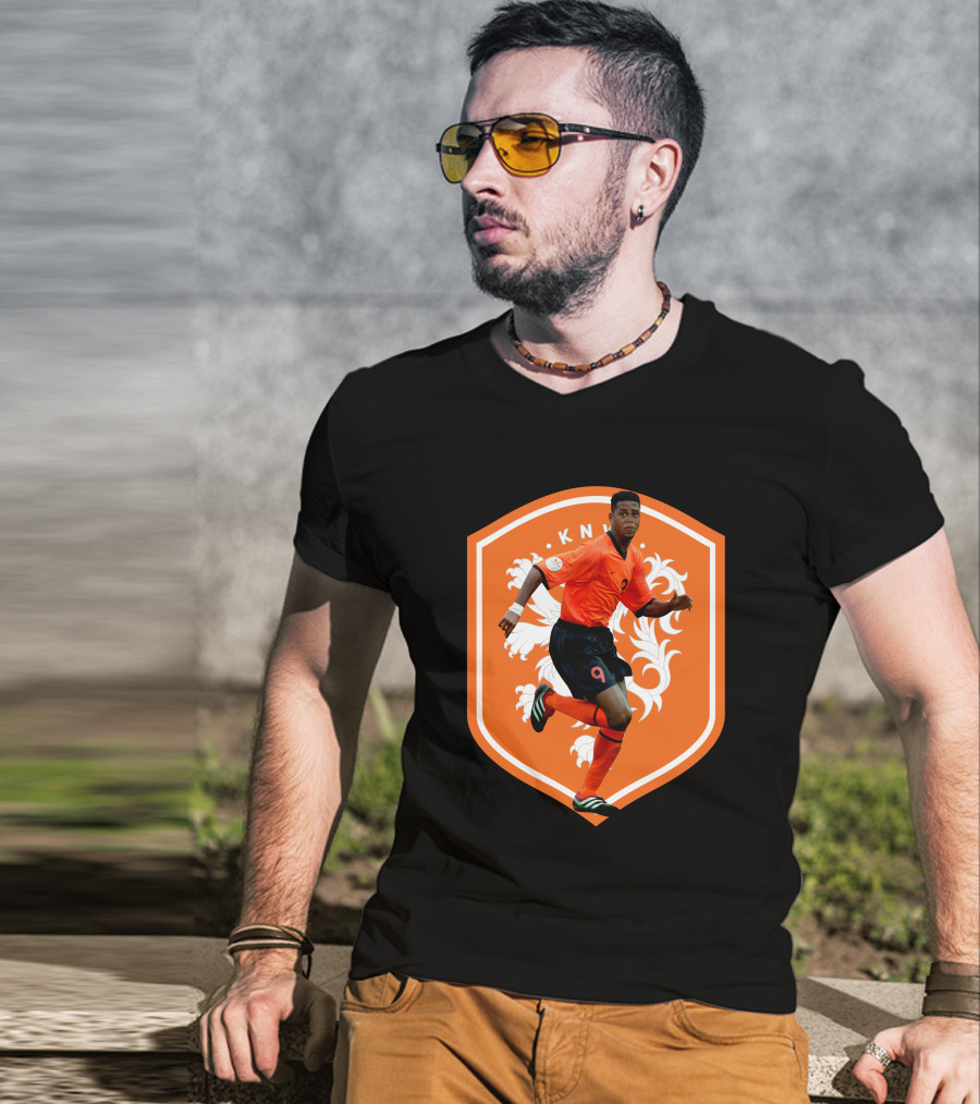 KNVB Oranje Kluivert 9 Football Legend T-Shirt