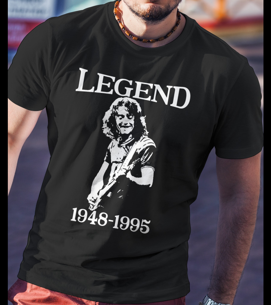 Rory Gallagher True Legend Guitar Classic Retro T-Shirt