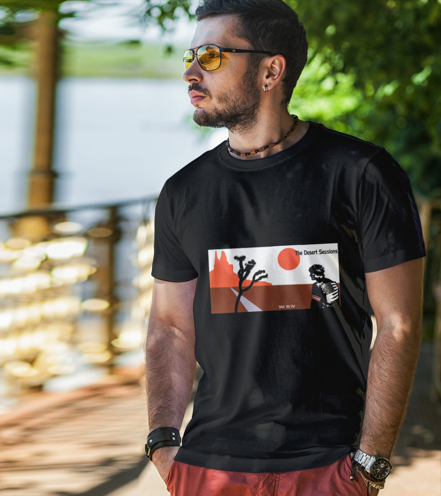 The Desert Sessions Vol III/IV Red Sun Joshua Tree T-Shirt