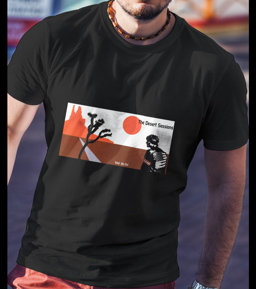 The Desert Sessions Vol III/IV Red Sun Joshua Tree T-Shirt