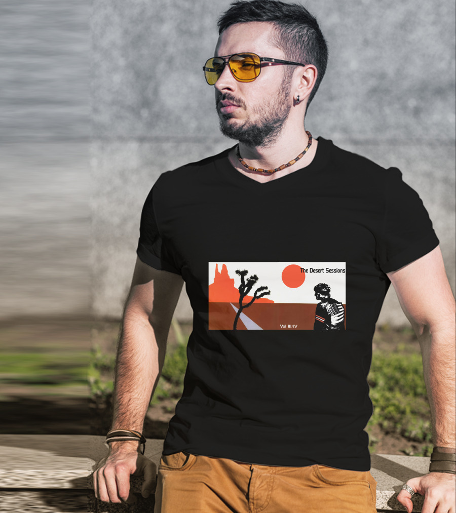 The Desert Sessions Vol III/IV Red Sun Joshua Tree T-Shirt