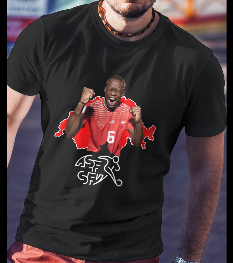 Denis Zakaria Switzerland Football Jersey Number 6 T-Shirt