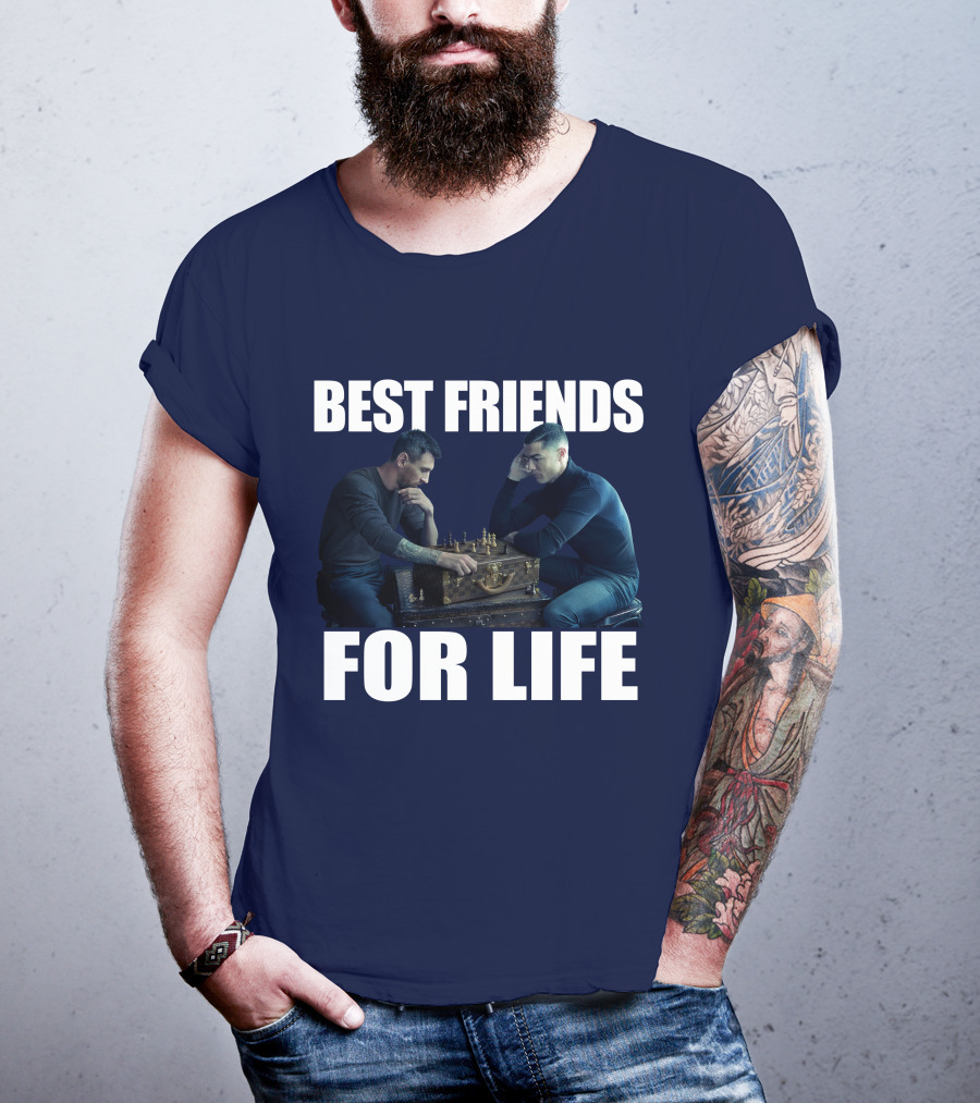 Best Friends For Life Chess Duel T-Shirt